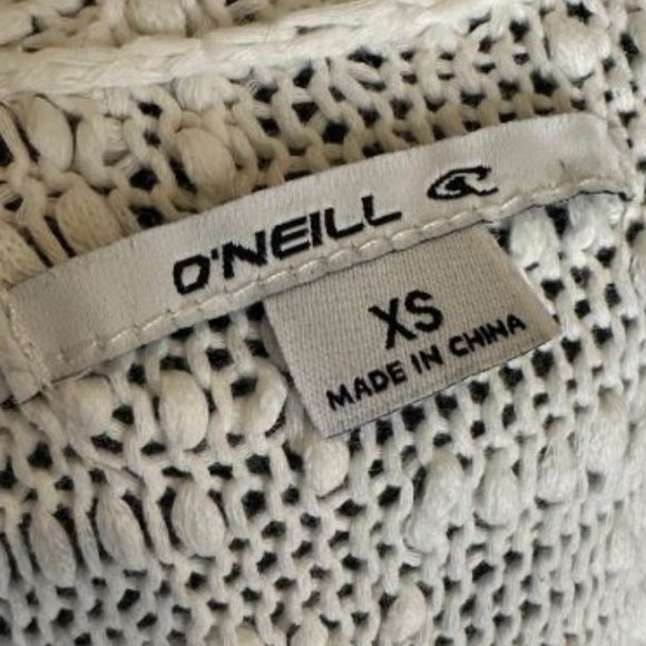 O'Neil Womens Pullover Poncho Knit Sweater V-Neck Size XS White - Picture 6 of 6